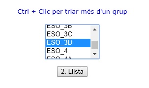 Seleccionar grup