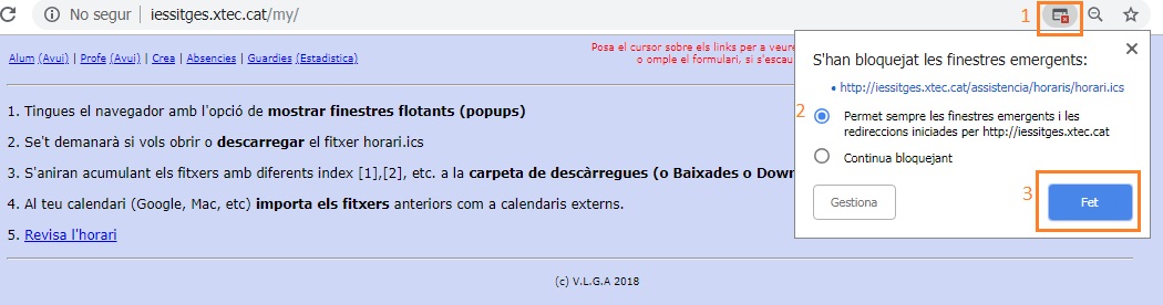2. Desbloqueja finestres flotants