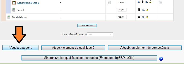 afegeix categoria